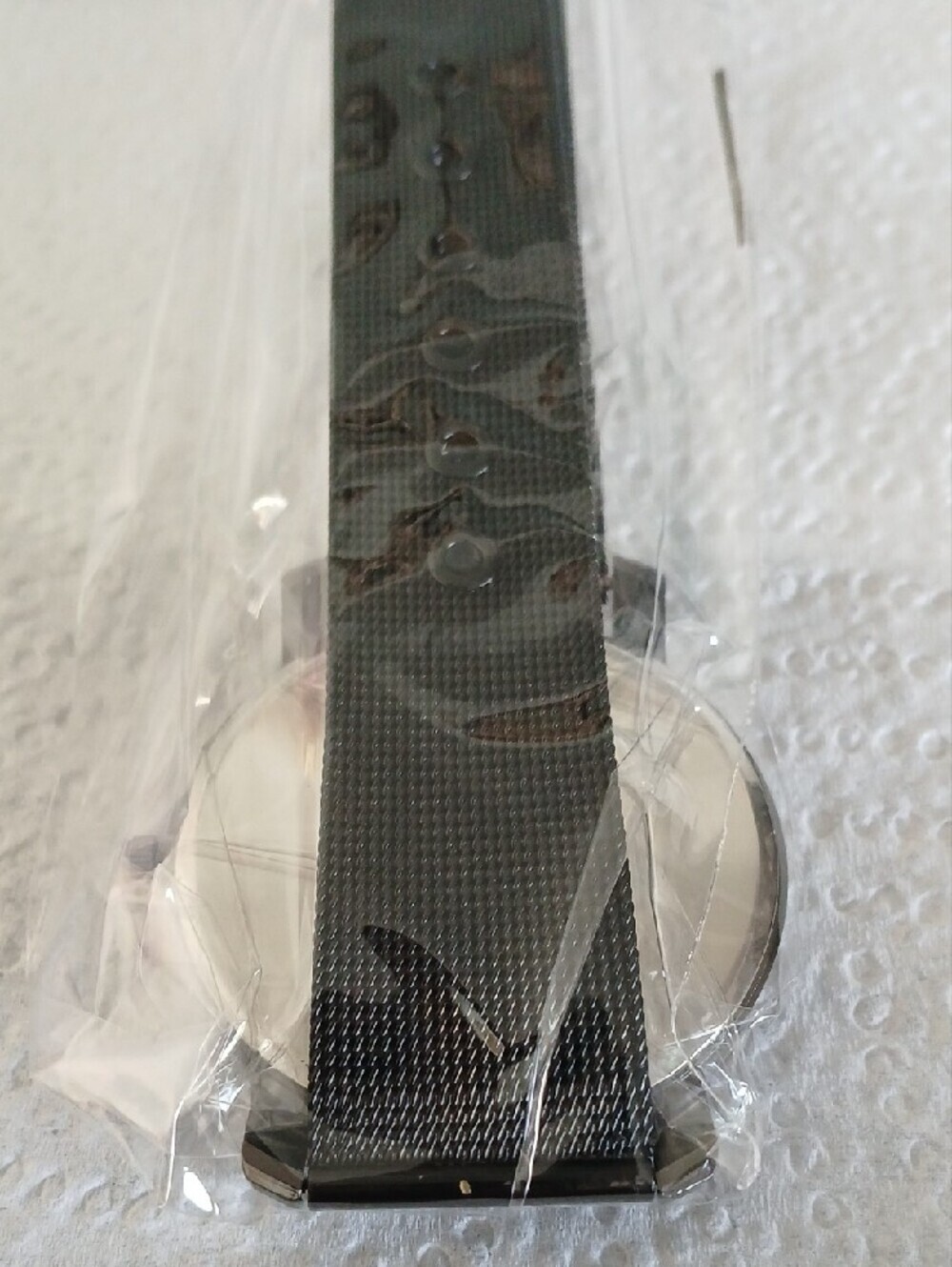 Black Minimalist Watch with Rose Gold Hands . - Picture 4 of 5